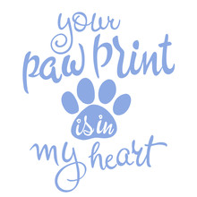 Vector Illustration Of Love Pet Lettering. Inspiration Quote. Vector Illustration Of Love Pet Lettering. Inspiration Quote. Script In Serenity Color