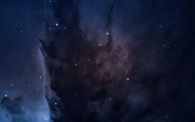 Wall Mural - nebula and stars in deep space, glowing mysterious universe. elements of this image furnished by nas
