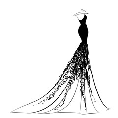 Wall Mural - dress design