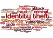 © kalpis - Identity theft, word cloud concept 3