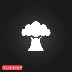 Fototapete - Baobab tree icon