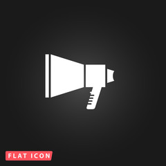 Fototapete - Megaphone flat icon