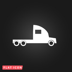 Fototapete - truck without a trailer