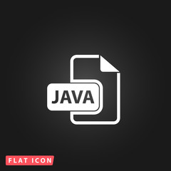 Poster - Java development file format flat icon
