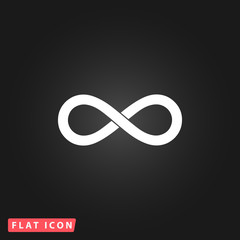 Fototapete - infinity sign vector icon