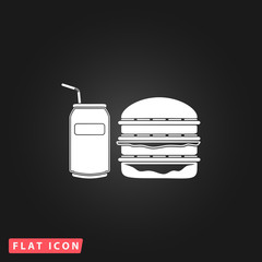 Poster - Fast food icon