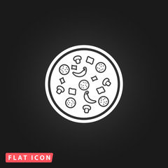 Poster - Pizza icon. VECTOR illustration.