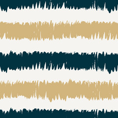 Poster - Hand Drawn Stripes Seamless Pattern