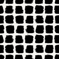 Poster - brush strokes seamless pattern