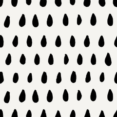 Canvas Print - Raindrops Seamless Pattern