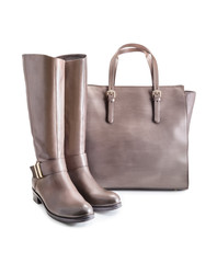 Wall Mural - Bag and boots