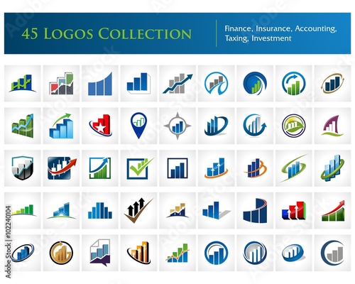 45 Stock Exchange Logo Collection Finance Insurance Investment Business Buy This Stock Vector And Explore Similar Vectors At Adobe Stock Adobe Stock