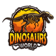 Dinosaurs World Emblem
