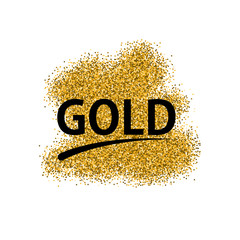 Wall Mural - vector modern gold glitter abstract background
