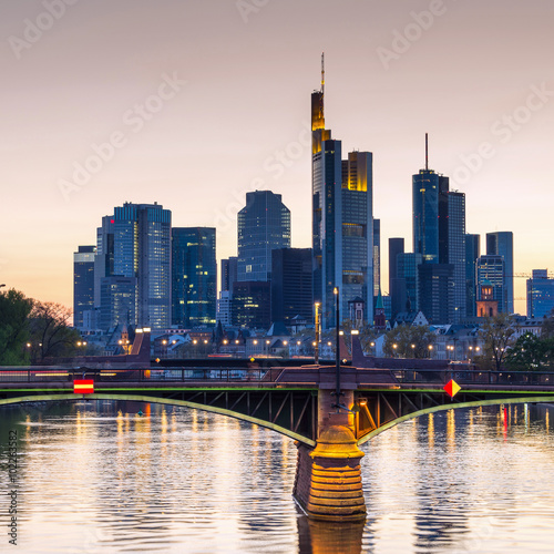 Naklejka na meble Frankfurter Skyline