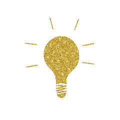 Wall Mural - vector modern golden glitter idea background.