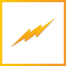 Storm 3d Bolt Logo Template.