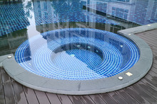 Whirlpool Jacuzzi And Swimming Pool