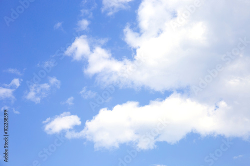 Fototapeta do kuchni Blue Sky with Cloud