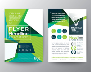 Wall Mural - Abstract Triangle shape Poster Brochure Flyer design Layout vector template