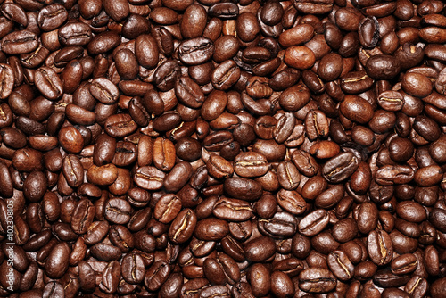 Naklejka dekoracyjna coffee beans
