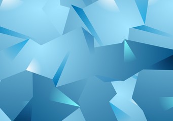 Blue technology polygonal vector background