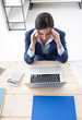© stokkete - Businesswoman having an headache