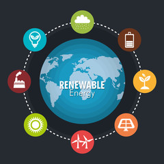 Wall Mural - clean energy design