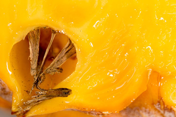 Canvas Print - juicy pineapple as a background. macro