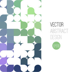 Aufkleber - Bright abstract retro design. Vector background