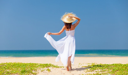 woman near the ocean