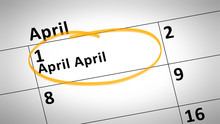 1st Of April Calendar