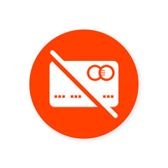 Canvas Print - Orange Flat App Icon