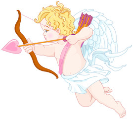 Wall Mural - Cupid Shooting