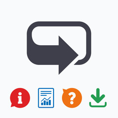 Aufkleber - Rotation icon. Repeat symbol. Refresh sign.