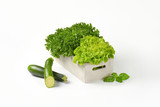 Fototapeta  - box of lettuce