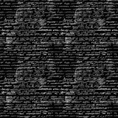 Poster - Seamless endless pattern background with handwritten mathematical equations on blackboard.