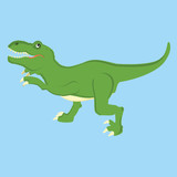 Fototapeta Dinusie - T-rex dinosaur vector