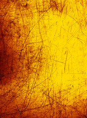 Wall Mural - Abstract Grunge Yellow Texture Background