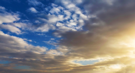 Wall Mural - Sunset sky