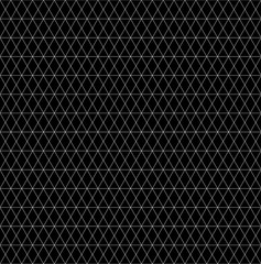 Poster - Grid, mesh abstract monochrome seamless pattern, texture