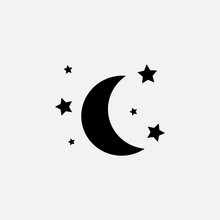 Moon  Stars  Icon