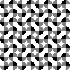 Fototapete - Seamlessly repeatable abstract geometric pattern, background. Ed
