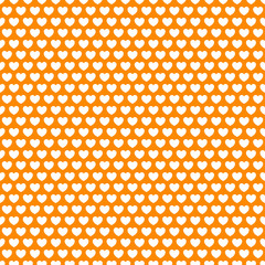 Poster - Seamlessly repeatable pattern, background with heart shapes