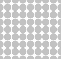 Poster - Seamless abstract minimal pattern with dots, polka dots.