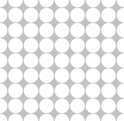 Fototapete - Seamless abstract minimal pattern with dots, polka dots.