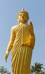 old Buddha statue of Thai temple