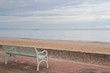 Bench at the sea shore
