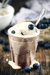 Wall Mural - Blueberry ice cream