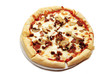© Bill - Bacon and Mushroom Pizza Isolated Over White